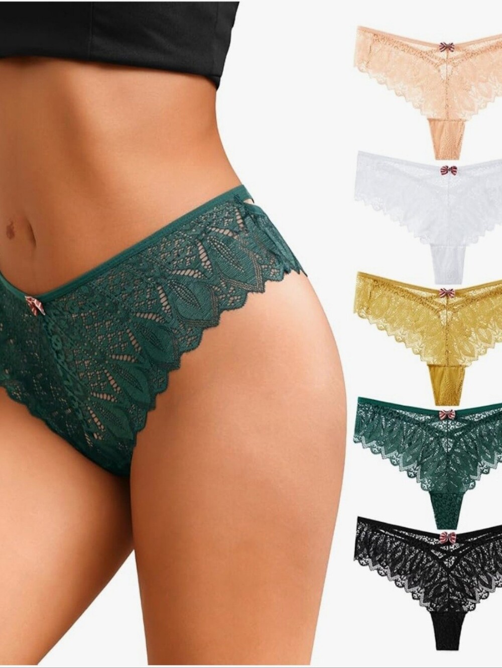 Sexy Lace Thongs - 5 Pk